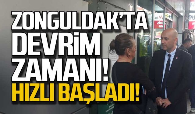 Zonguldak'ta Devrim zamanı! Hızlı başladı!