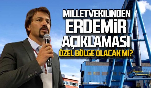 Milletvekilinden ERDEMİR açıklaması! Özel bölge olacak mı?