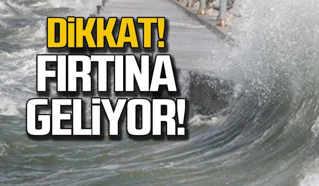 Dikkat! Zonguldak, Bartın ve Düzce'ye fırtına uyarısı!