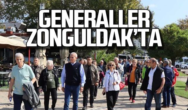 Generaller Zonguldak'a hayran kaldı!
