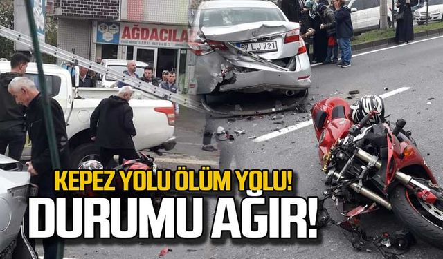 Kepez yolu, ölüm yolu! Durumu ağır!