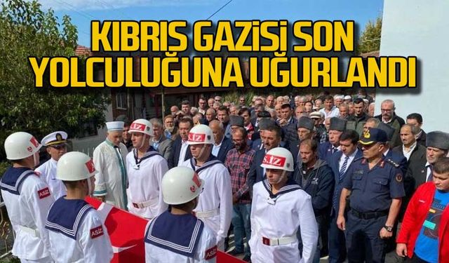 Kıbrıs Gazisi Kemal Porsuk dualarla uğurlandı