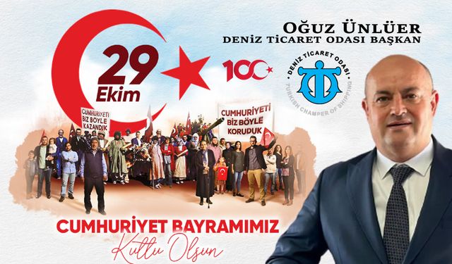 Oğuz Ünlüer'den 29 Ekim Cumhuriyet Bayramı mesajı