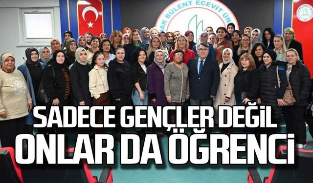 Sadece gençler değil! Onlar da öğrenci!