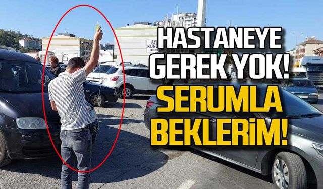 Hastaneye gerek yok! Serumla beklerim!