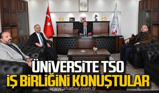 Üniversite TSO iş birliğini konuştular