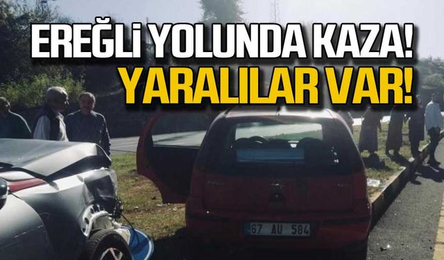 Ereğli yolunda kaza! Yaralılar var!