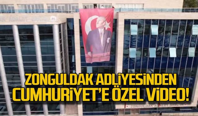Zonguldak Adliyesinden Cumhuriyet'e özel video!