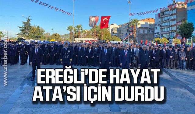 Zonguldak'ta 10 Kasım Atatürk'ü Anma programı belli oldu