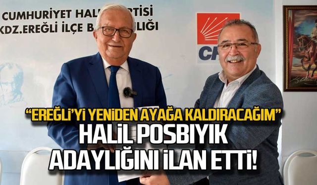 Halil Posbıyık aday adaylığını ilan etti! "Bir dönem daha"