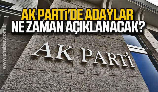 Ak partide seçim takvimi belli oldu! Adaylar ne zaman açıklanacak?