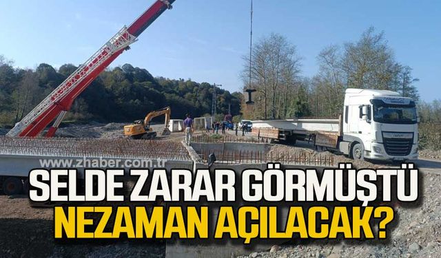 Çatak Köprüsü selde zarar görmüştü! Nezaman açılacak?