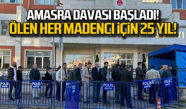 Amasra davası başladı! Ölen her madenci için 25 yıl!