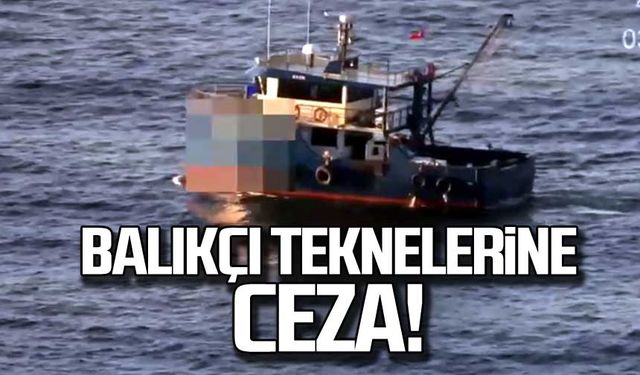 Bartın'da Balıkçı teknelerine ceza!