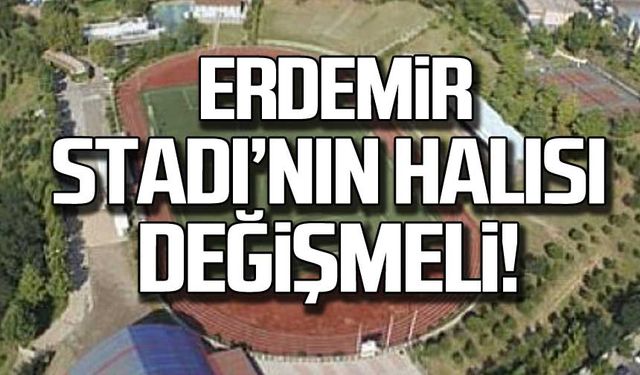 Arslan Keleş açıkladı! Erdemir Stadı'nın halısı değişmeli!