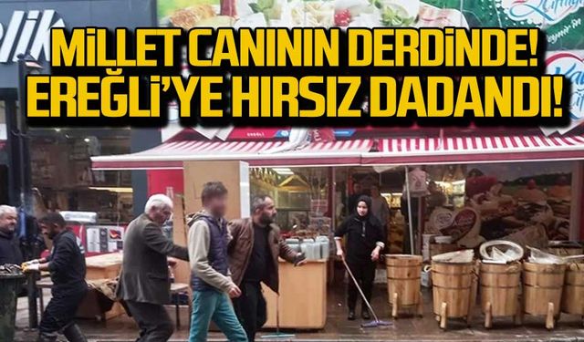 Selde zarar gören dükkanlara hırsız dadandı!