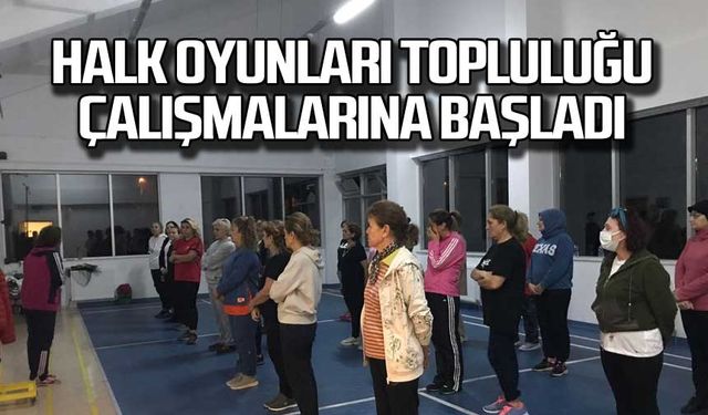 Halk Oyunları Topluluğu çalışmalarına başladı