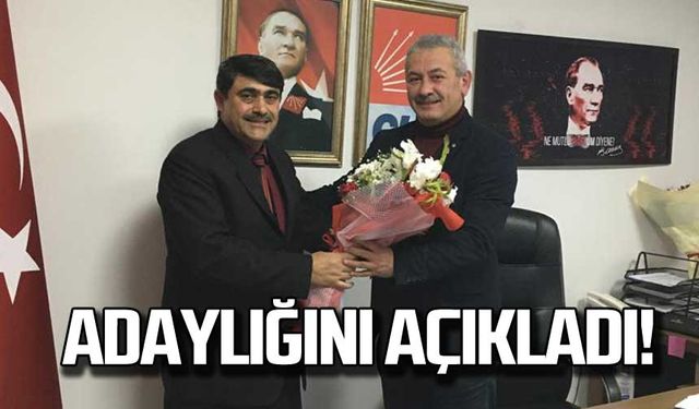 Hasan Şeker CHP'den aday adaylığını açıkladı!