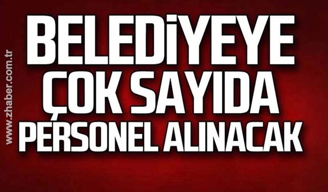 Çaydeğirmeni Belediyesi personel alacak