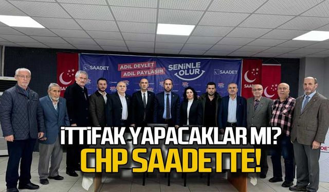 İttifak yapacaklar mı? CHP Saadette!