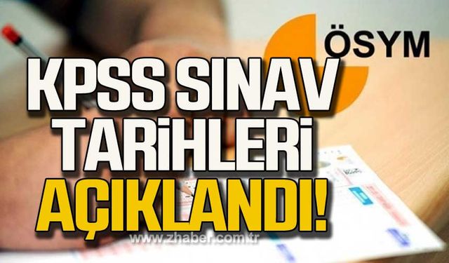 KPSS sınav tarihleri açıklandı!