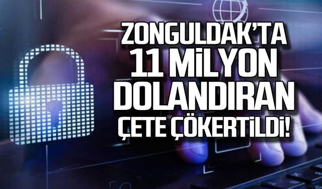Zonguldak'ta 5 kişilik kripto para çetesi çökertildi!