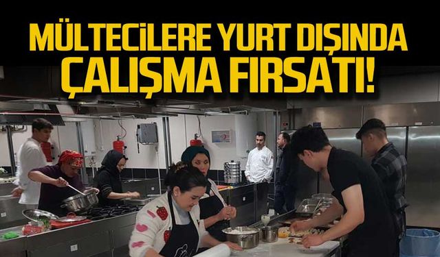 Mültecilere yurt dışında çalışma fırsatı!