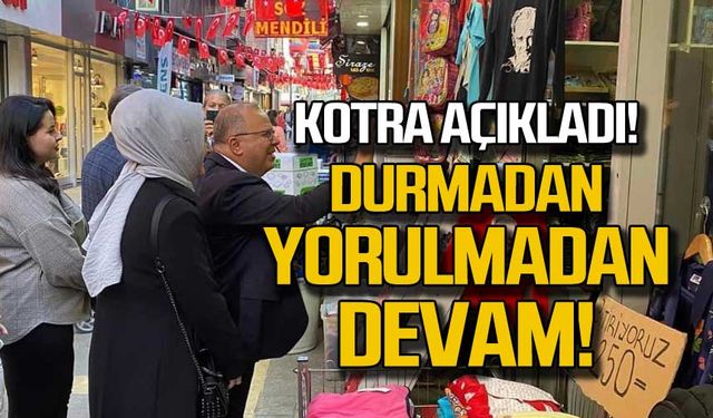 Kotra açıkladı! Durmadan, yorulmadan devam!