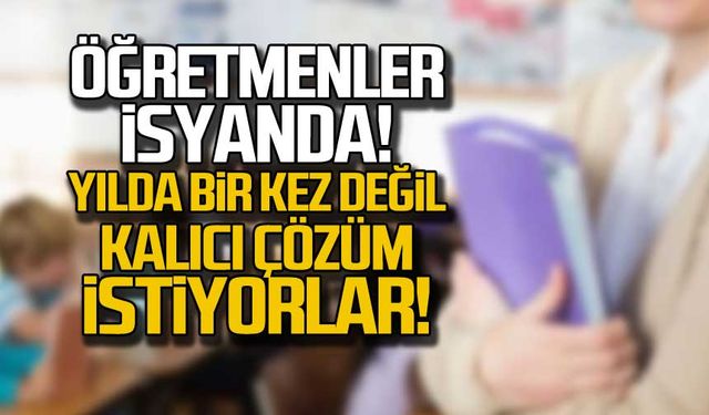 Öğretmenler isyanda! "Geçinemiyoruz"