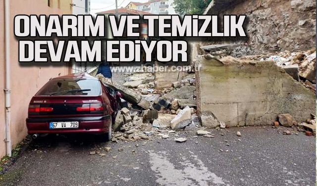 Kdz. Ereğli'de onarım ve temizlik devam ediyor