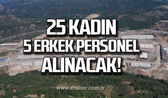 Organize Sanayi Bölgesi'ne 25 kadın, 5 erkek personel alınacak!