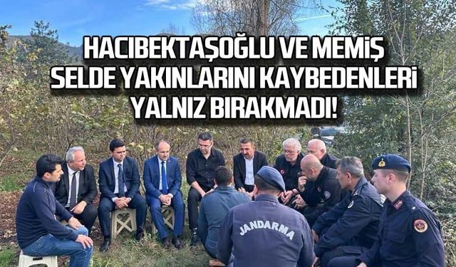 Vali Hacıbektaşoğlu selde yakınlarını kaybeden aileleri ziyaret etti!