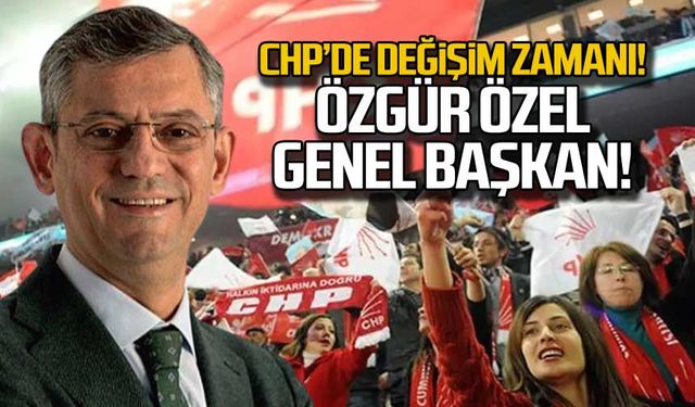 CHP krutultayı sona erdi! Özgür Özel Genel Başkan seçildi