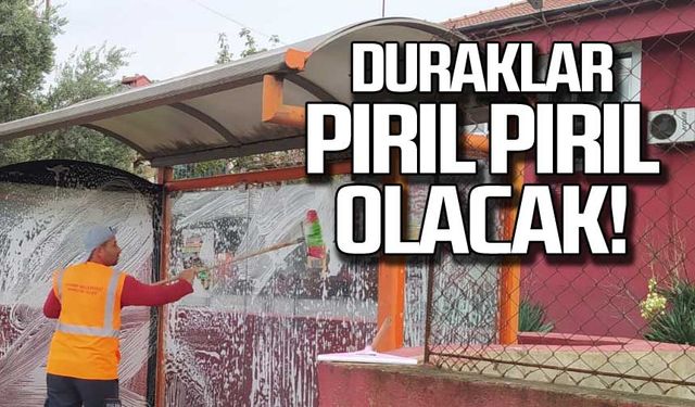 Devrek'te otobüs durakları pırıl pırıl olacak