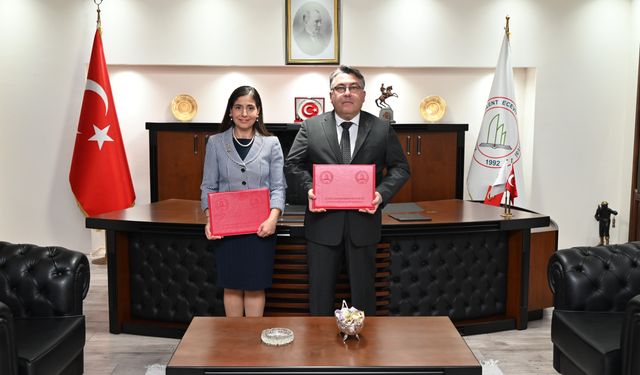 Prof. Dr. Güldeniz Karadeniz Çakmak’tan Rektör Özölçer’e Ziyaret