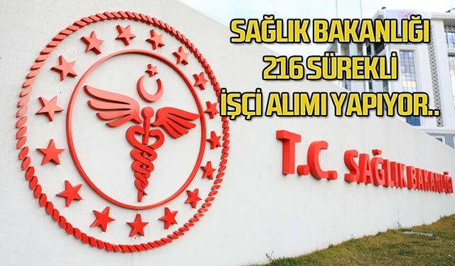 Sağlık Bakanlığı 216 Engelli Sürekli İşçi Alımı Yapıyor..