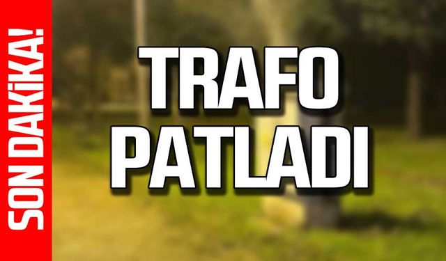 Çaycuma'da Meydana Gelen Trafo Patlaması Korkuttu!