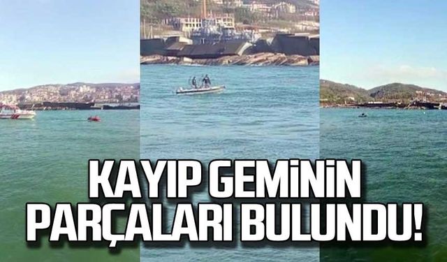 Zongulak'ta batan geminin bir bölümü bulundu!