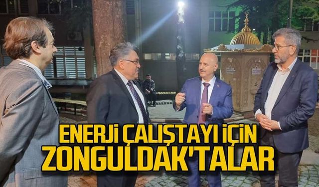 Enerji çalıştayı için Zonguldak'talar