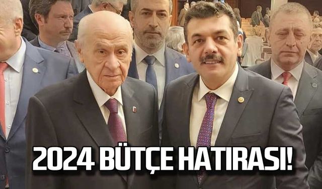 2024 Bütçe hatırası!