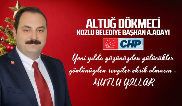 Altuğ Dökmeci'den 2024 yeni yıl mesajı