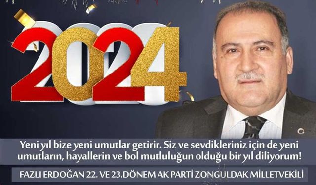 Fazlı Erdoğan'dan 2024 yeni yıl mesajı