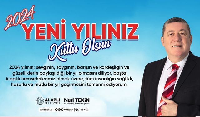 Nuri Tekin'den 2024 yeni yıl mesajı