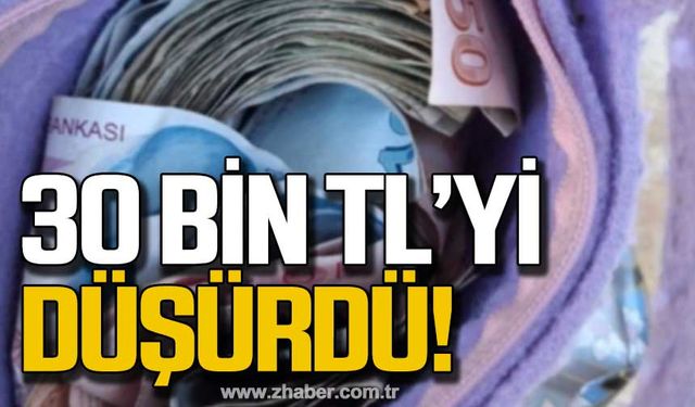 Poşetten çıkan 30 bin lira okul müdürü Münir Yaşar'a teslim edildi!