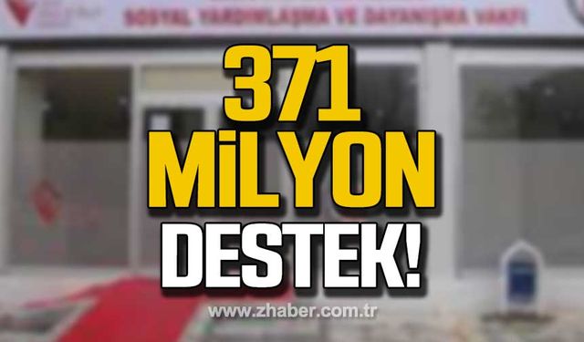 Karabük'te 371 milyon lira sosyal destek!