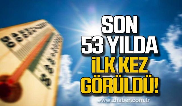 Son 53 yılda ilk kez görüldü!