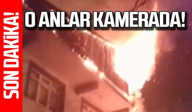 Alaplı'da yangın! O anlar saniye saniye kameralara yansıdı!