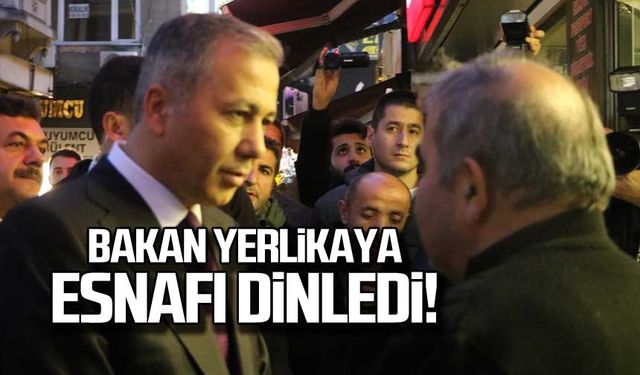 Bakan Ali Yerlikaya Ereğli'de esnafı dinledi!