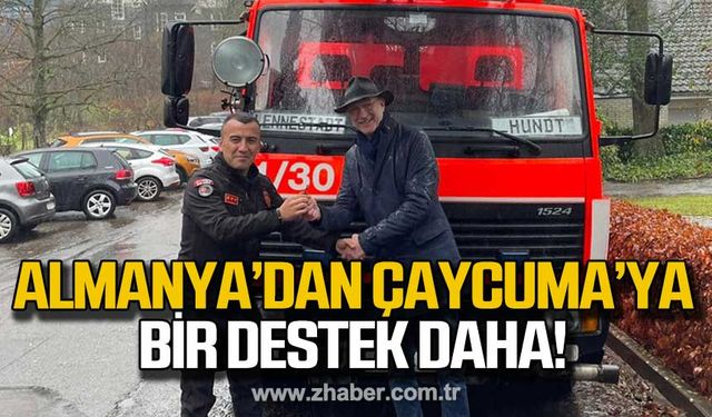 Almanya'dan Çaycuma'ya bir destek daha!