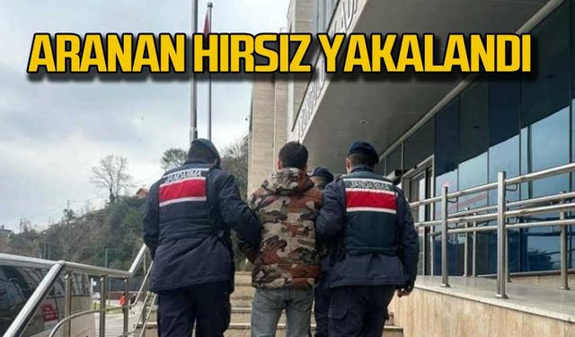 Aranan hırsız yılın son günü yakalandı